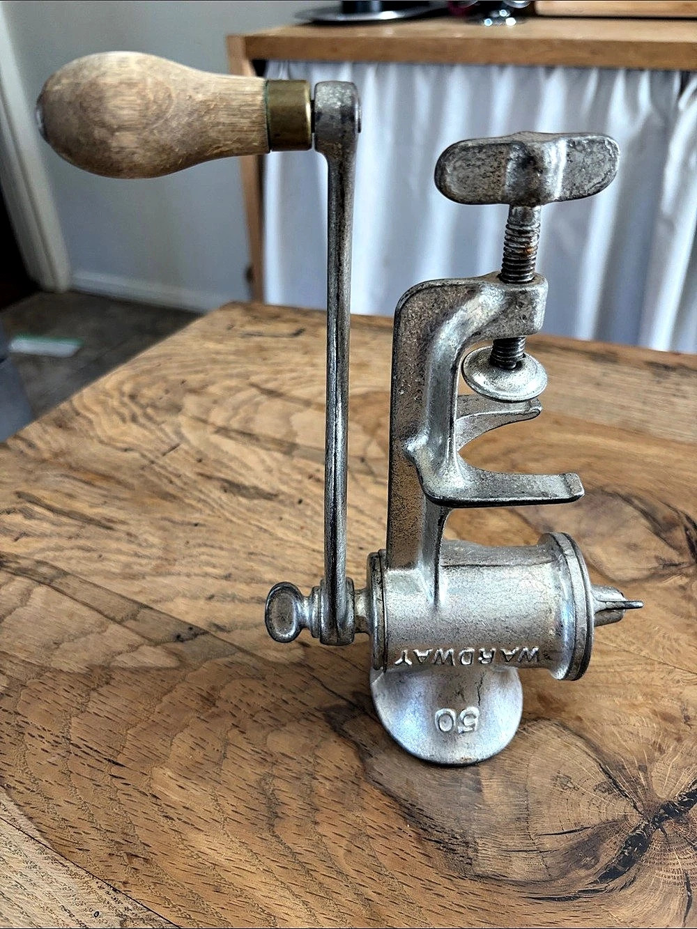 Wardway No. 50 Meat Grinder No. Hand Crank Meat Grinder